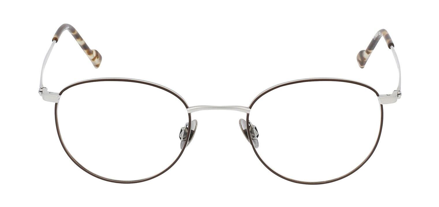 Titanflex Round Eyeglasses 820822 Grey for Man