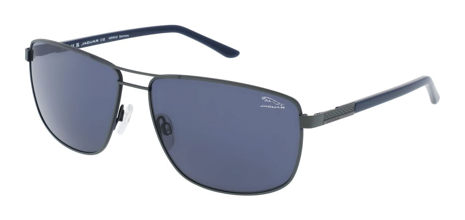 Jaguar Rechteckig Sonnenbrillen 37357 Grau für Herren