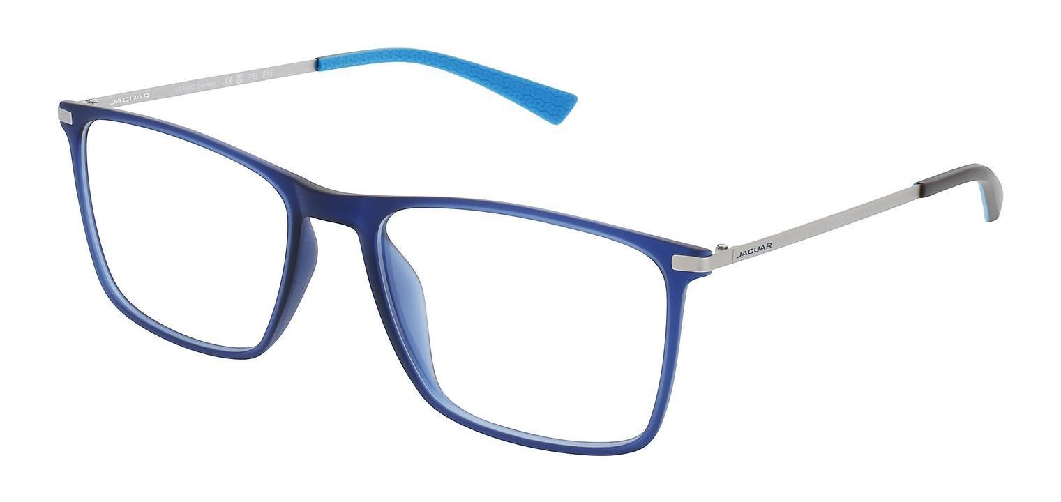 Jaguar Rechteckig Brillen 36828 Blau für Herr