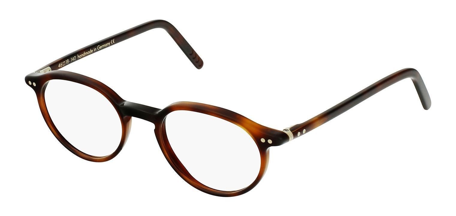 Lunettes de vue Lunor Ronde A5 215 Havana pour Femme