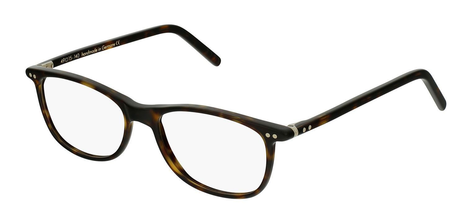 Lunor Rechteckig Brillen A5 600 Schildpatt für Dame