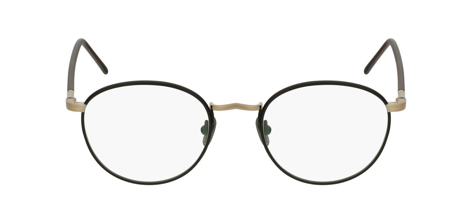 Lunor Rund Brillen M10 01 Braun für Herr