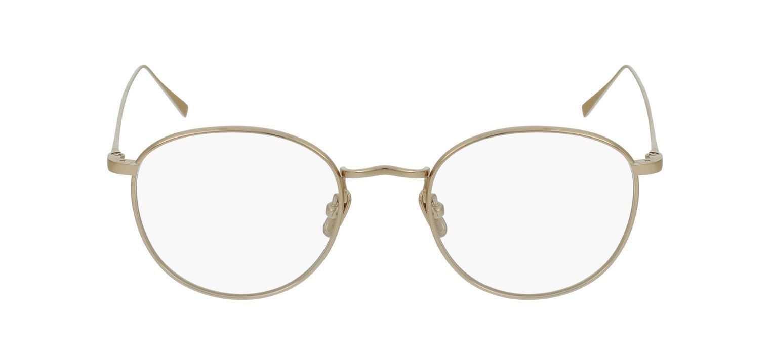 Lunettes de vue Lunor Ronde M9 01 Dore pour Femme Visilab