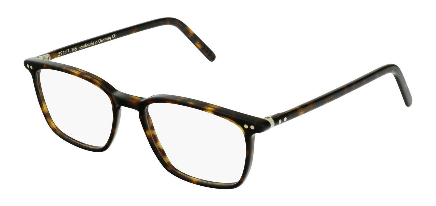 Lunor Rectangle Eyeglasses A5 Mod. 605 Havana for Man