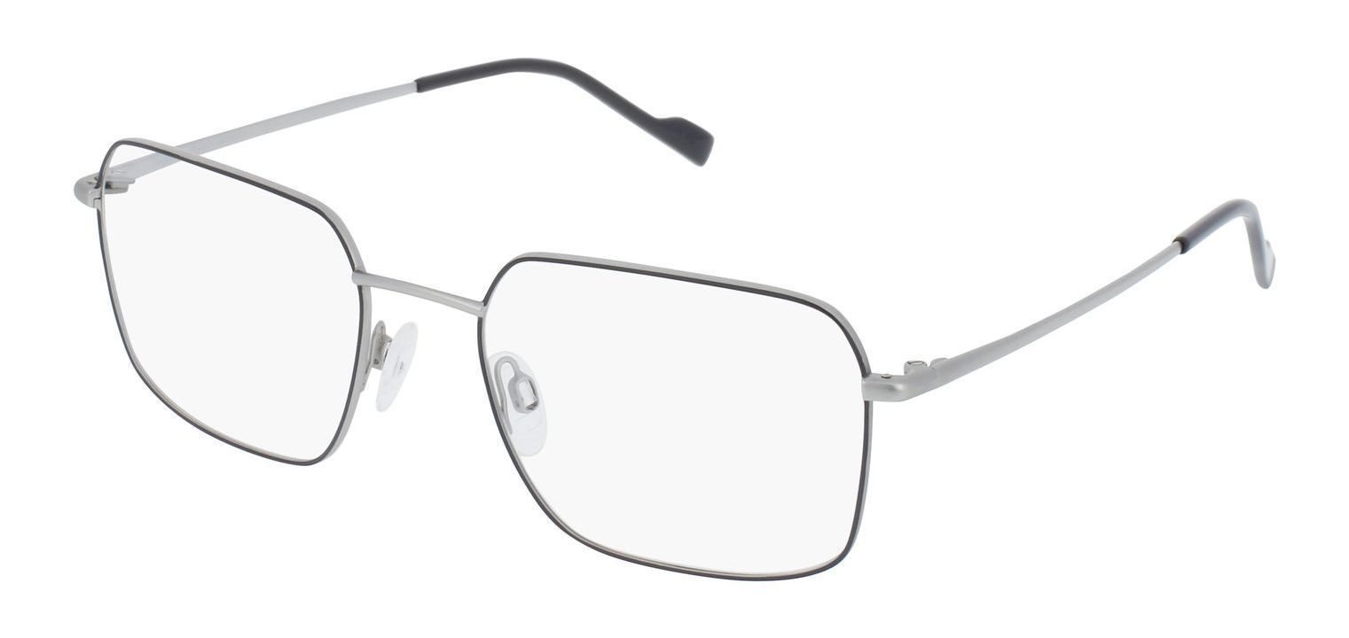 Titanflex Rectangle Eyeglasses 820890 Grey for Man