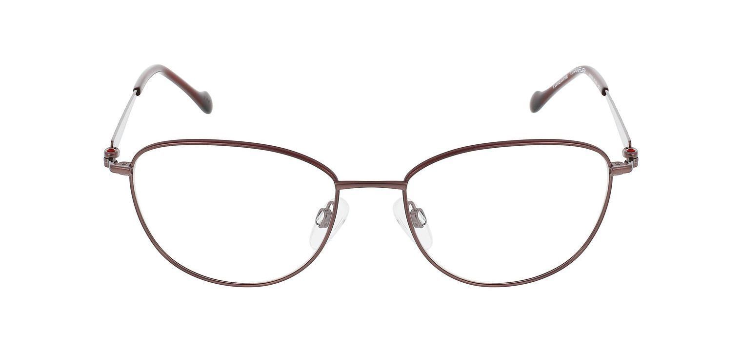 Titanflex Schmetterling Brillen 890090 Braun für Dame