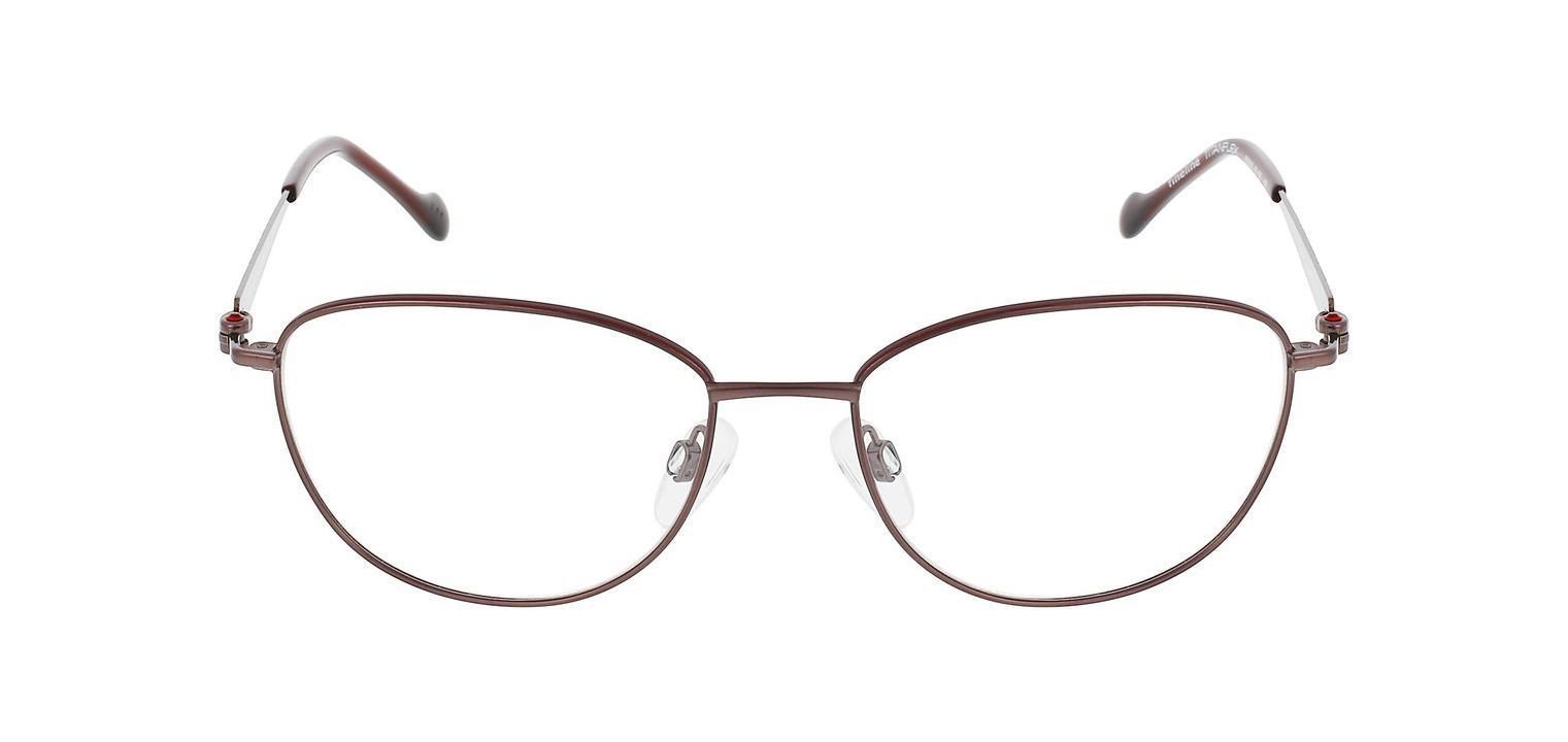 Titanflex Schmetterling Brillen 890090 Braun für Damen
