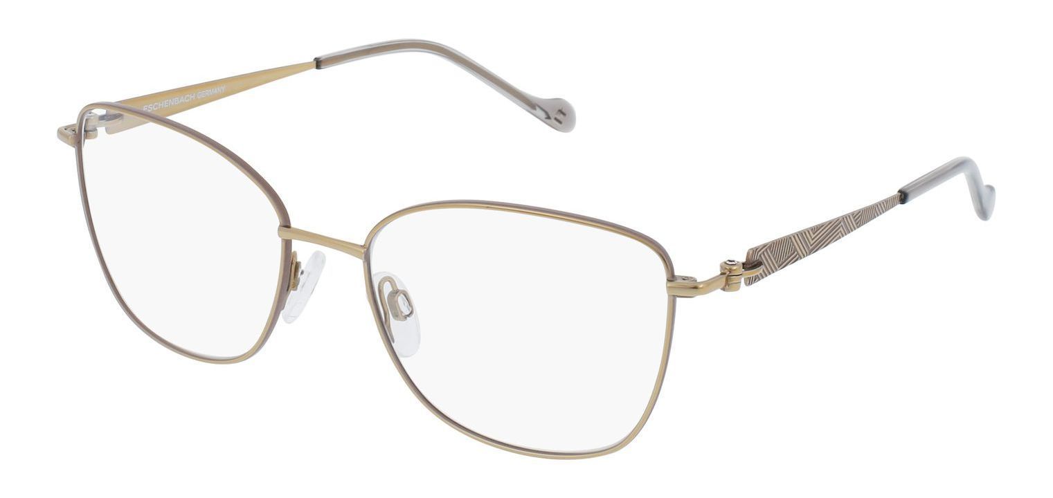 Titanflex Schmetterling Brillen 890091 Gold für Damen