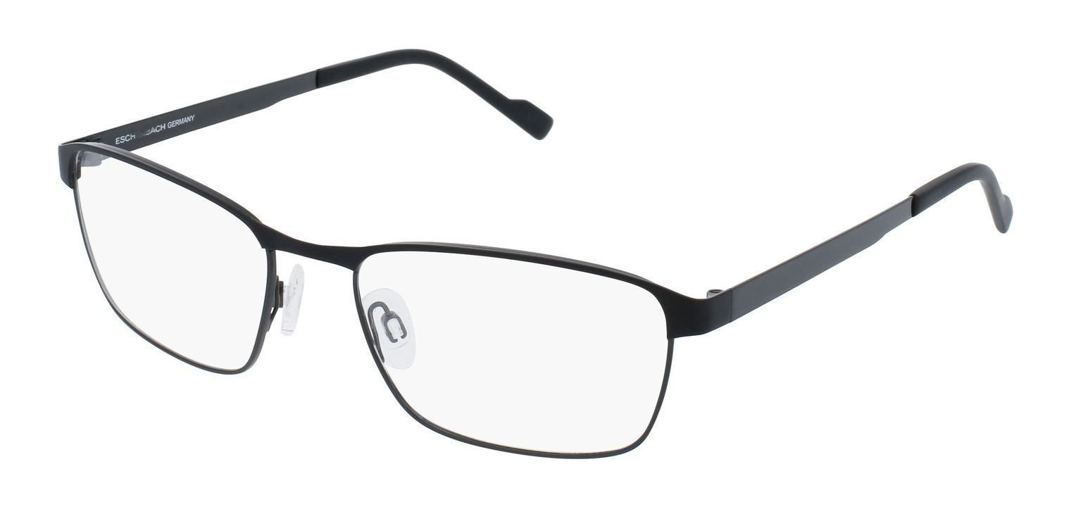 Lunettes de vue Titanflex Rectangle 820911 Noir mat pour Homme