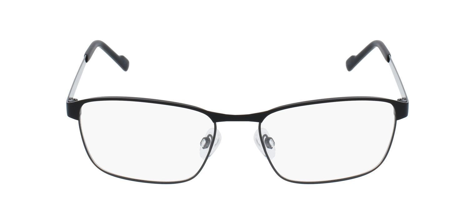 Titanflex Rechteckig Brillen 820911 Mattschwarz für Herr