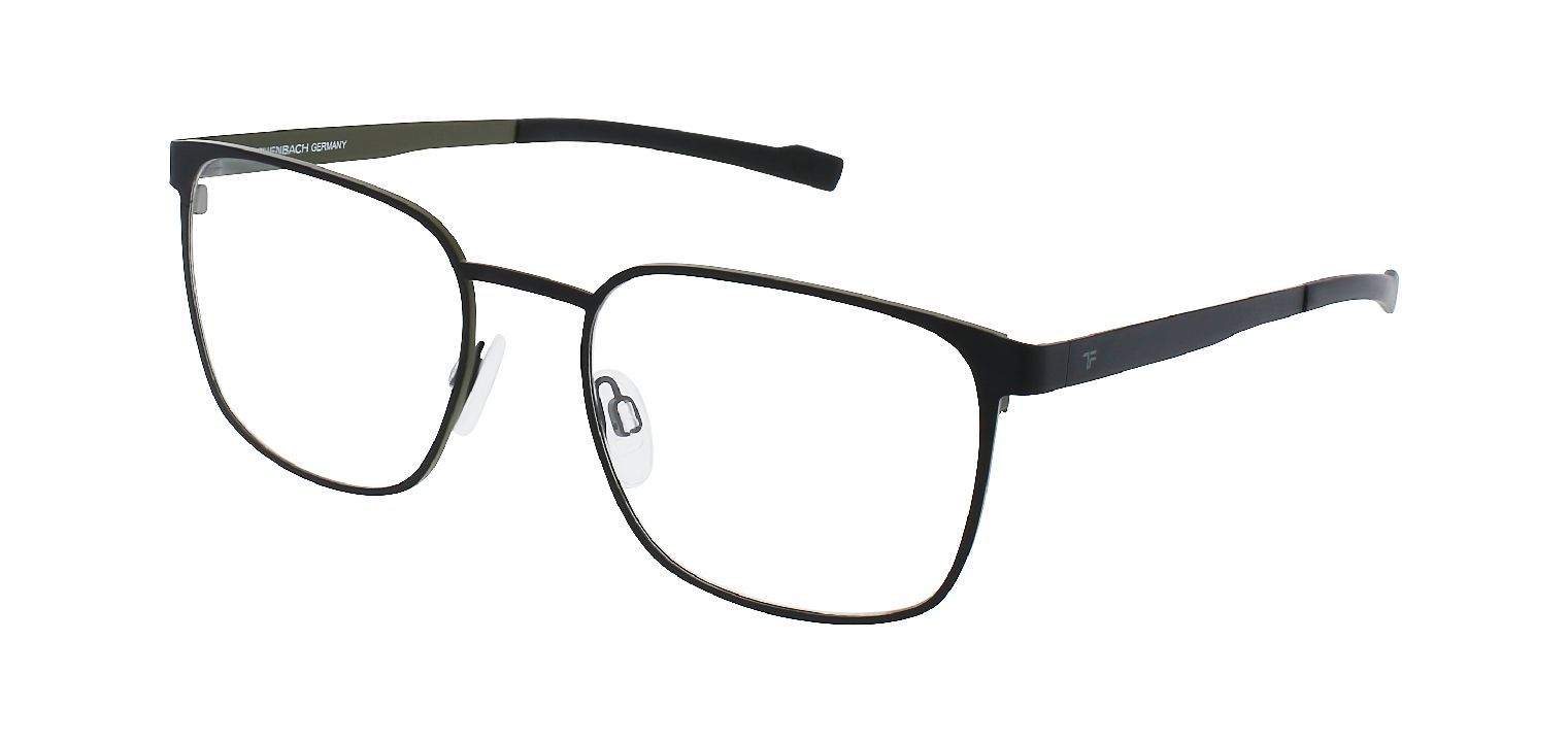Titanflex Rechteckig Brillen 820930 Schwarz für Herr
