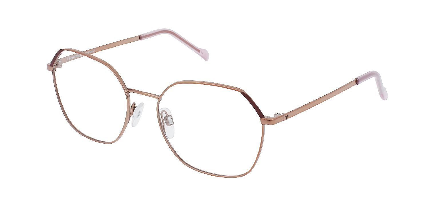 Titanflex Sechseckig Brillen 826013 Violett für Damen