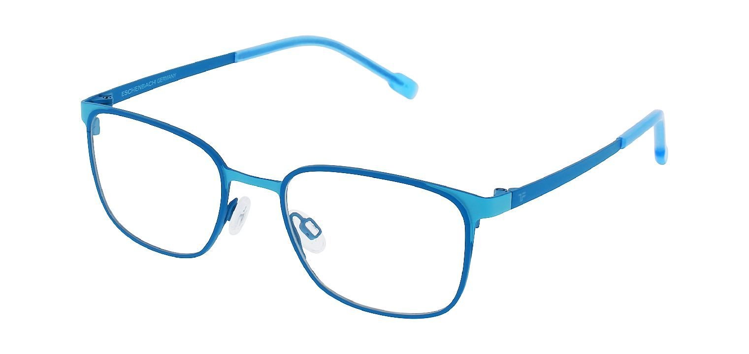 Titanflex Rectangle Eyeglasses 830137 Blue for Kid