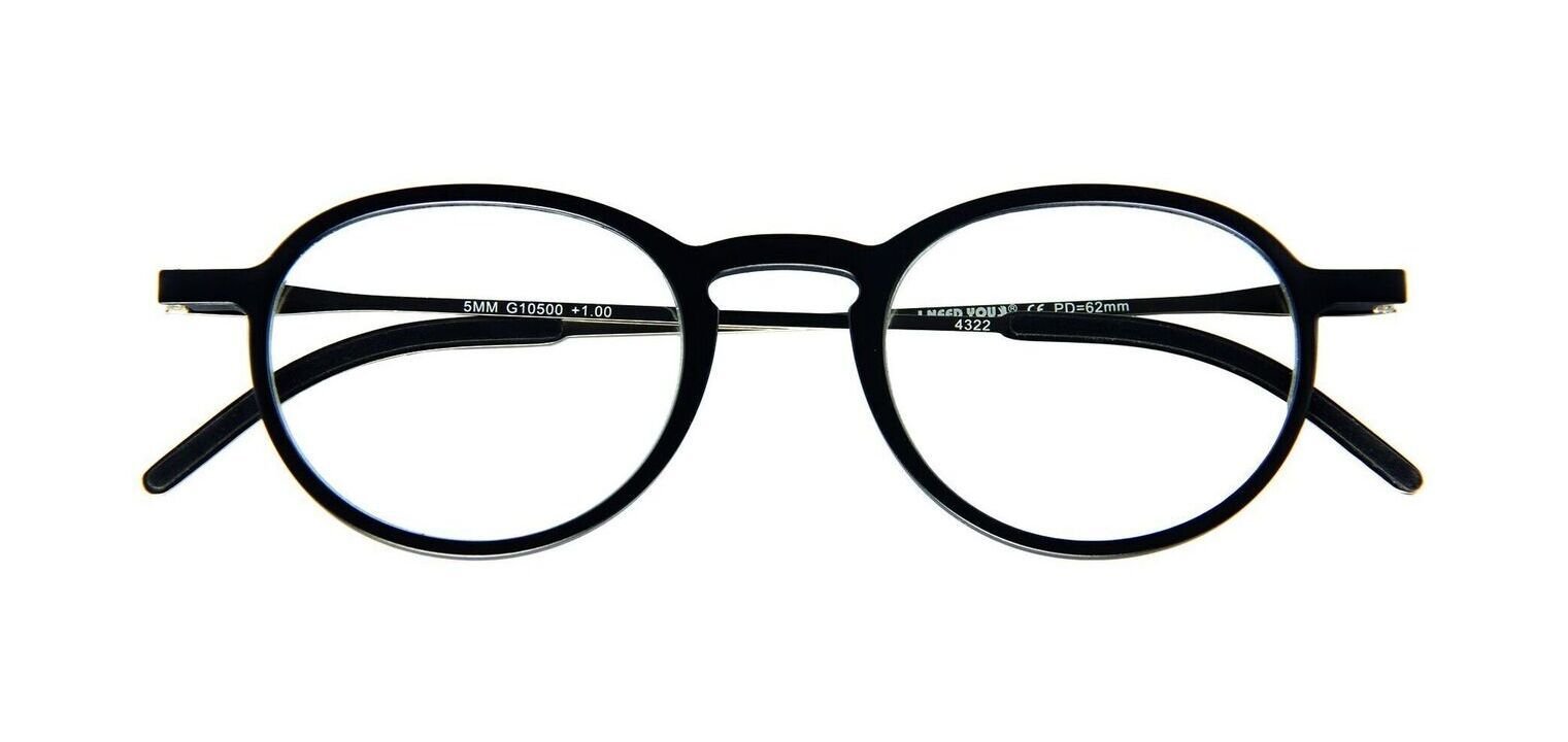 Lesebrille I Need You 5mm Schwarz