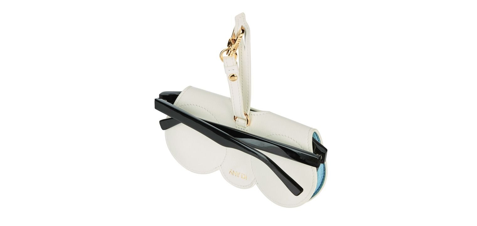 Brillenetui Weiss Any Di Sun cover SP101602