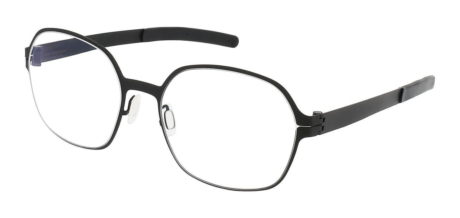 Lunettes de vue Meyer Rectangle VALLETTA Noir pour Femme
