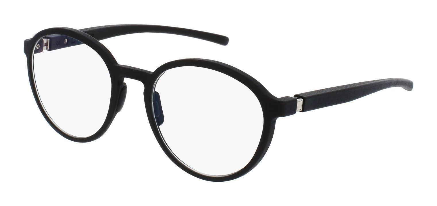 Lunettes de vue Meyer Ronde MORA Noir pour Femme