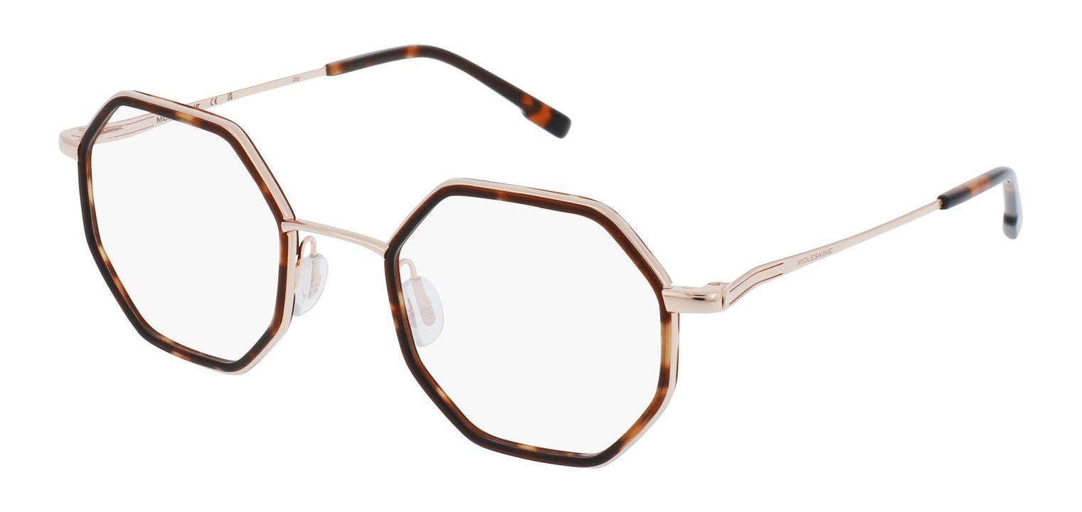 Moleskine Rechteckig Brillen MO2149 Schildpatt für Dame