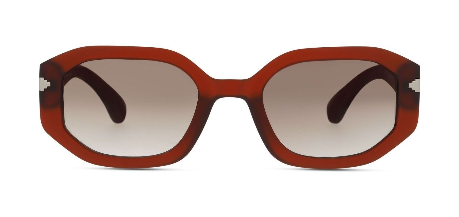 Lunettes de soleil Karun Rectangle SWFS0184 Rouge pour Homme-Femme