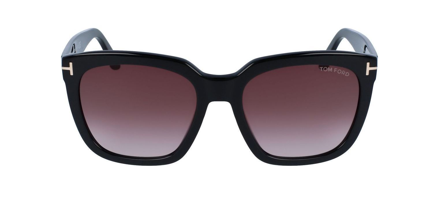 Tom Ford Rechteckig Sonnenbrillen FT0502 Schwarz für Dame