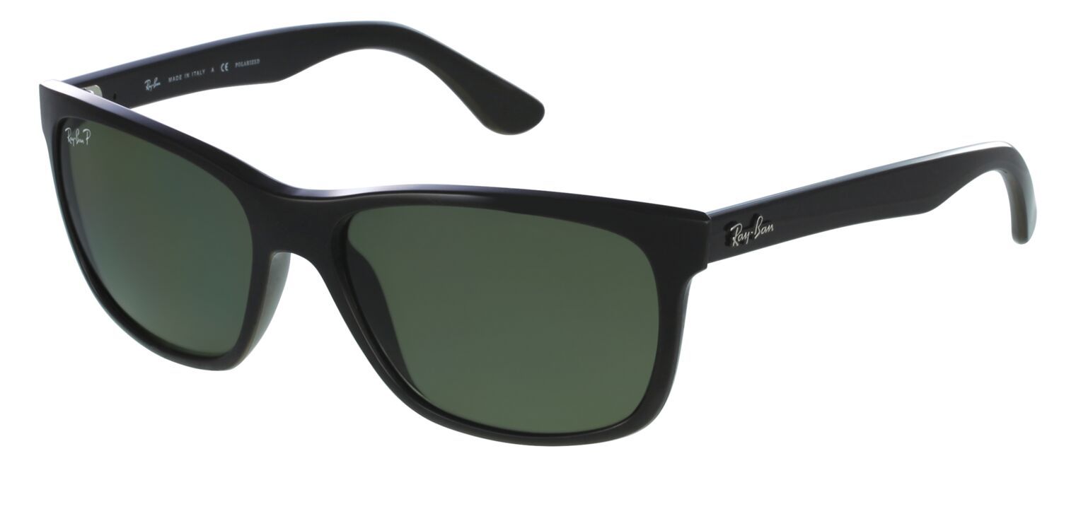 Lunettes de soleil Ray-Ban Rectangle RB4181 Noir pour Homme