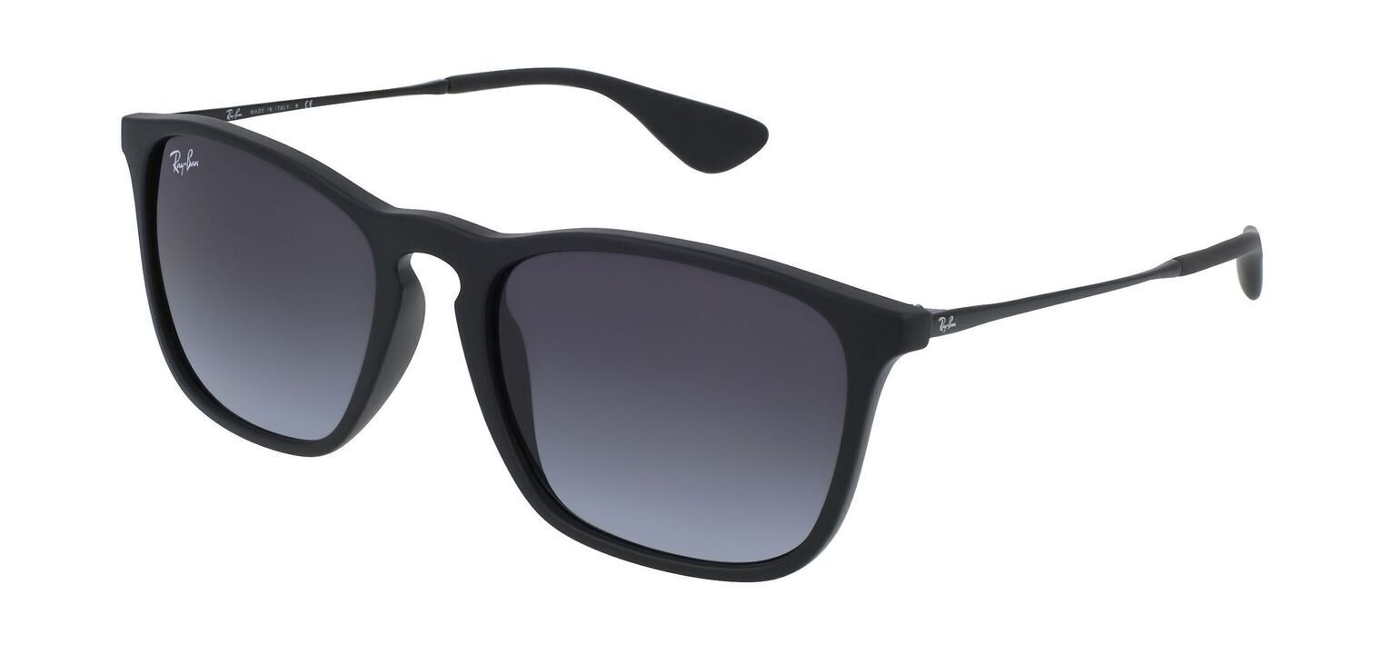 Ray-Ban Rectangle Sunglasses 0RB4187 Black for Man