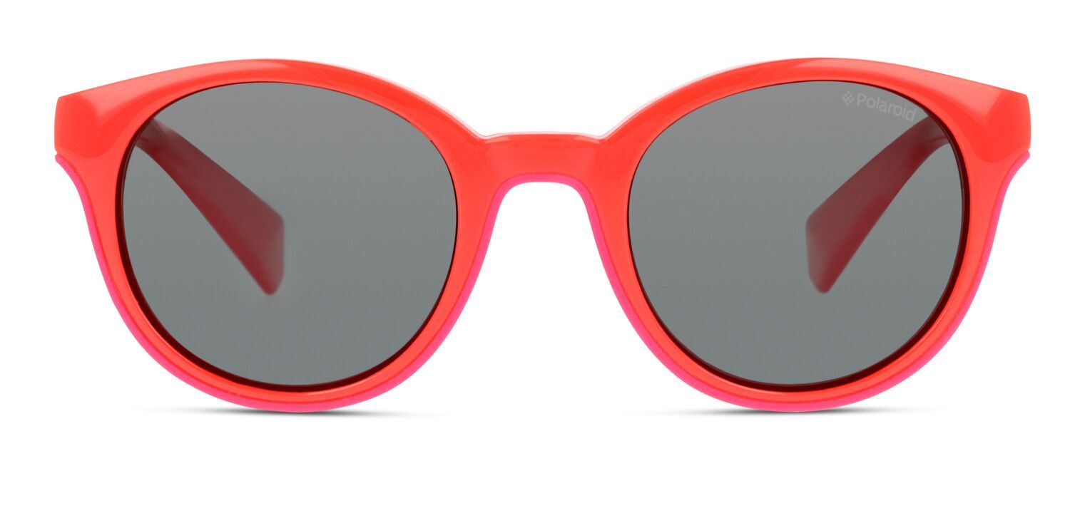 Lunettes de soleil Polaroid Kids Ronde PLD 8036/S Rouge pour Enfant