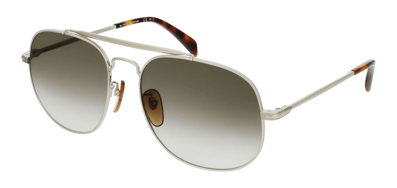 David Beckham Pilot Sonnenbrillen DB 7004/S Sillber für Herr