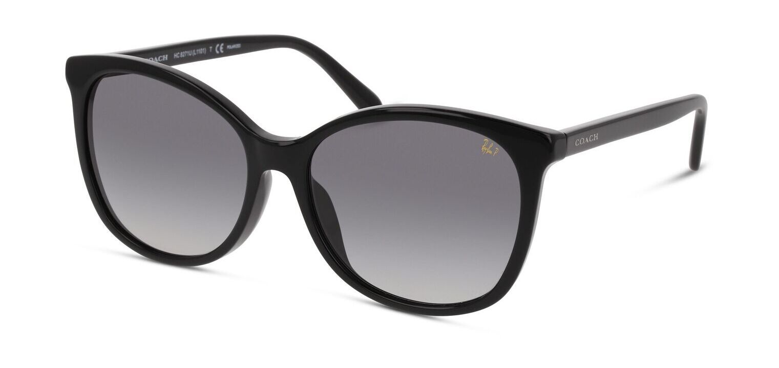 Lunettes de soleil Coach Rectangle 0HC8271U Noir pour Femme