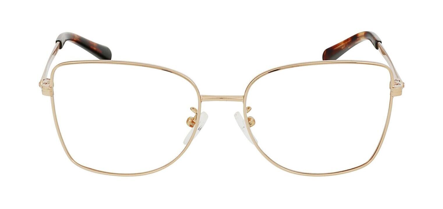 Michael Kors Rechteckig Brillen 0MK3035 Gold für Dame