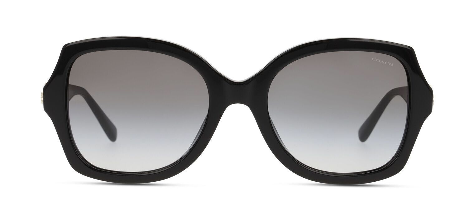 Lunettes de soleil Coach Rectangle 0HC8295 Noir pour Femme