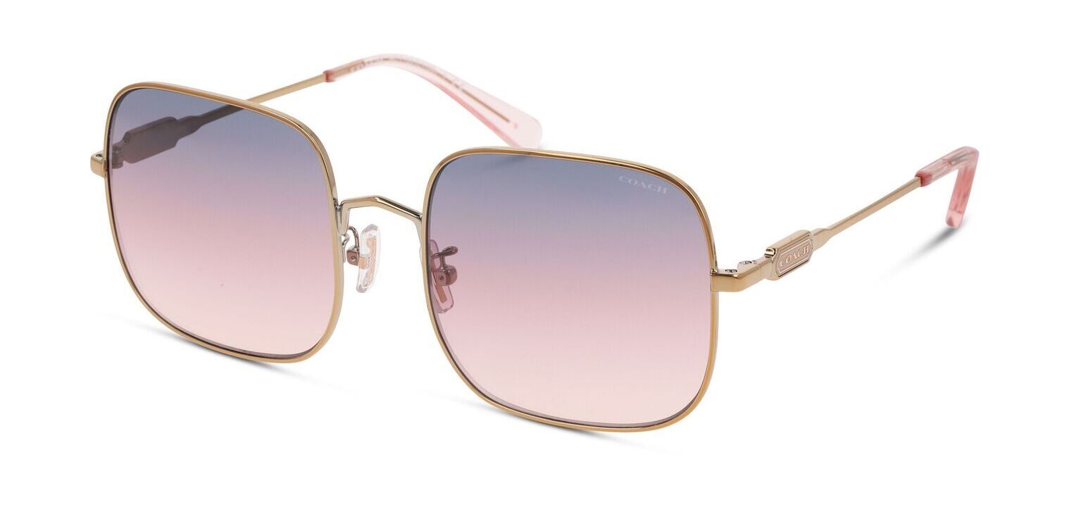 Coach Rechteckig Sonnenbrillen 0HC7120 Rosa für Damen