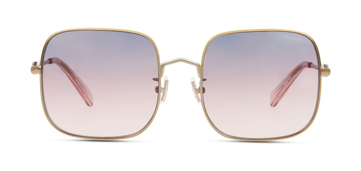 Coach Rechteckig Sonnenbrillen 0HC7120 Rosa für Dame