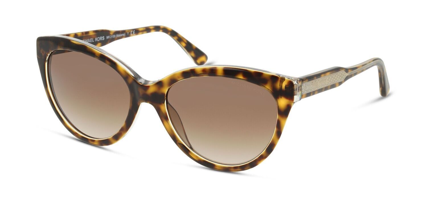 Lunettes de soleil Michael Kors Papillon 0MK2158 Ecaille pour Femme