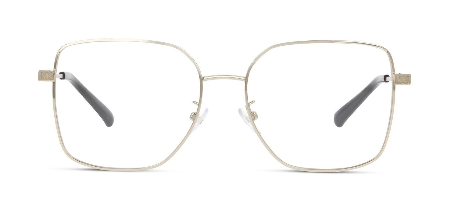 Michael Kors Rechteckig Brillen 0MK3056 Gold für Dame