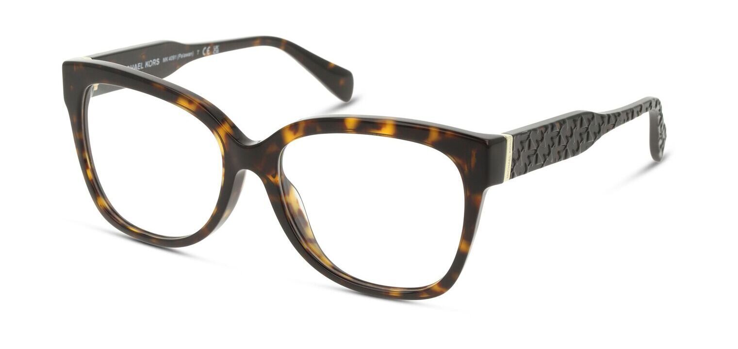 Lunettes de vue Michael Kors Papillon 0MK4091 Ecaille pour Femme