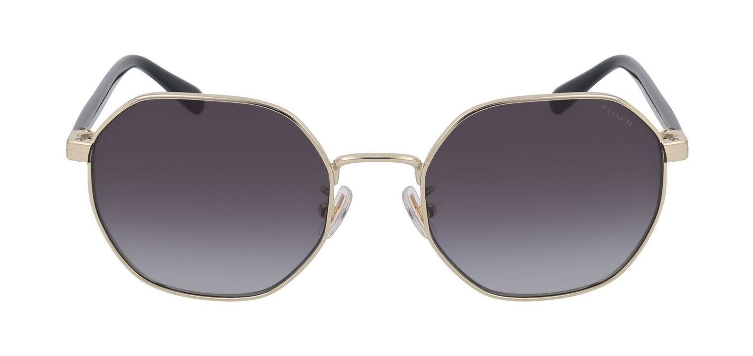 Lunettes de soleil Coach Carré 0HC7147 Doré pour Femme