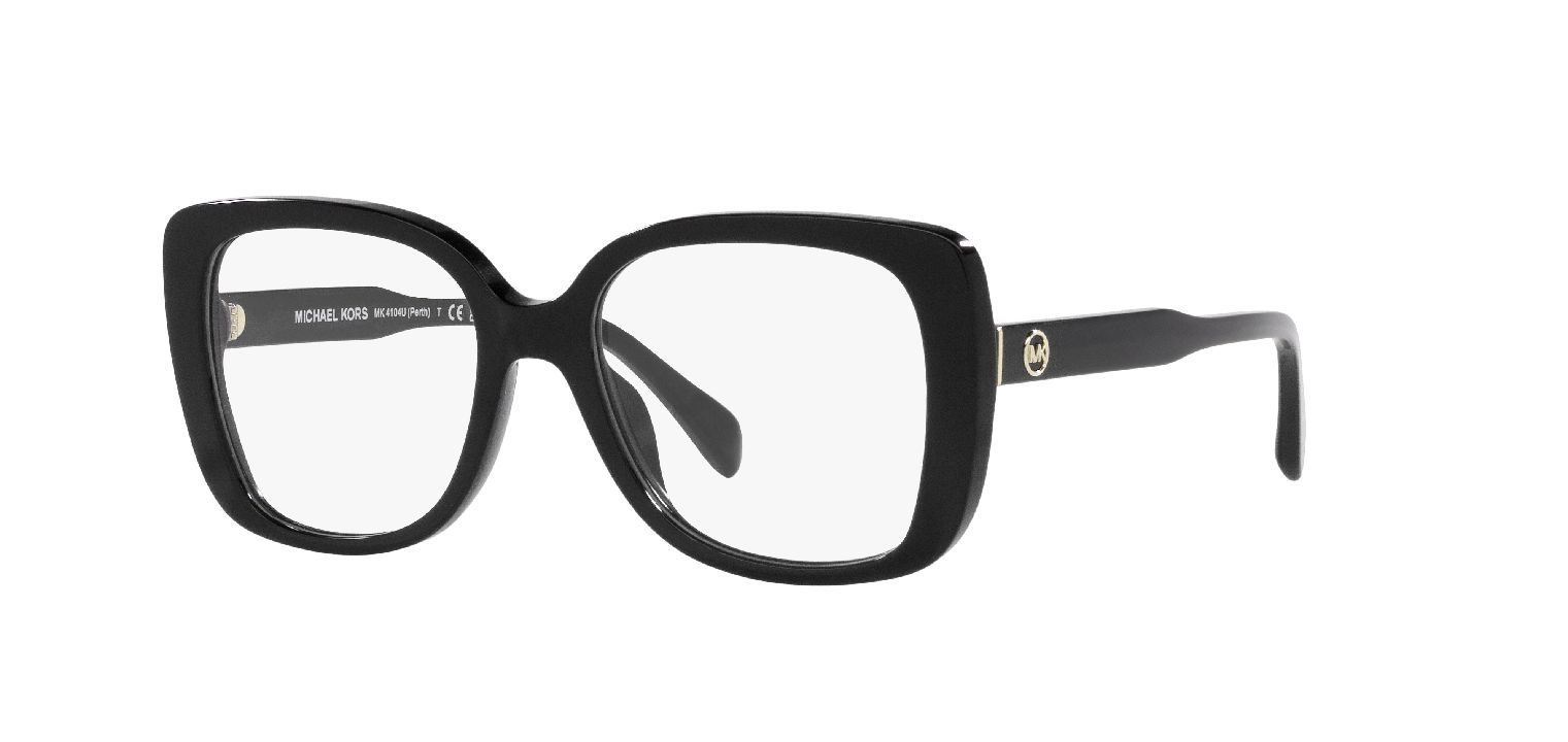 Lunettes de vue Michael Kors Carré 0MK4104U Noir pour Femme