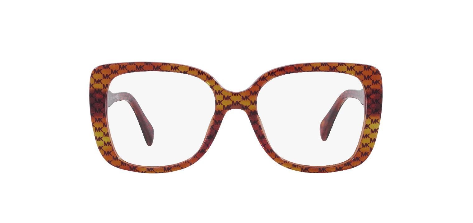 Michael Kors Carré Eyeglasses 0MK4104U Orange for Woman