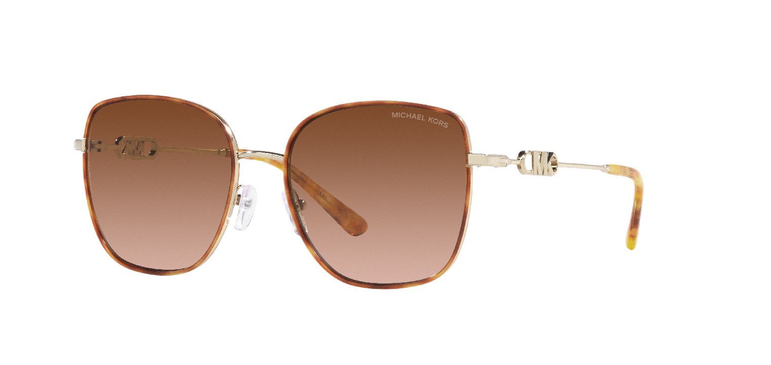 Lunettes de soleil Michael Kors Carré 0MK1129J Doré pour Femme