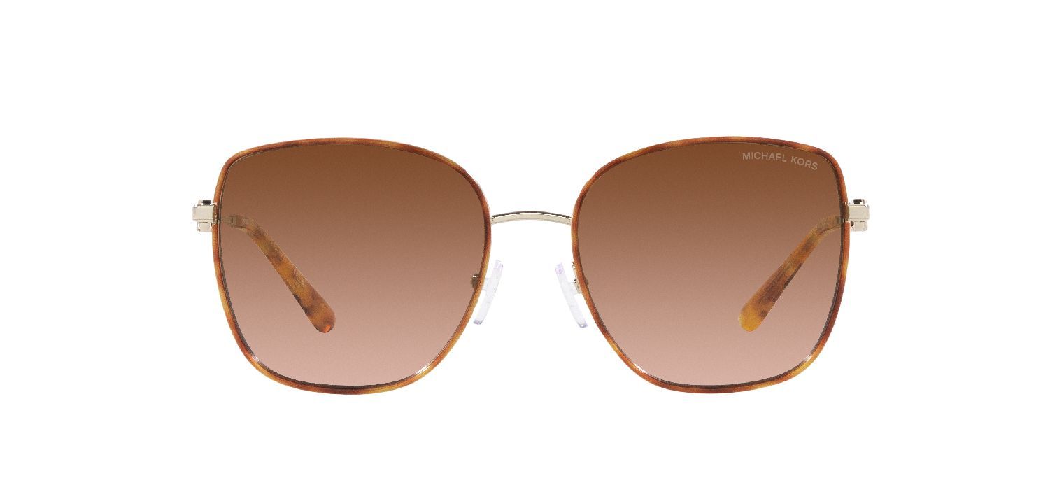 Michael Kors Quadratisch Sonnenbrillen 0MK1129J Gold für Dame