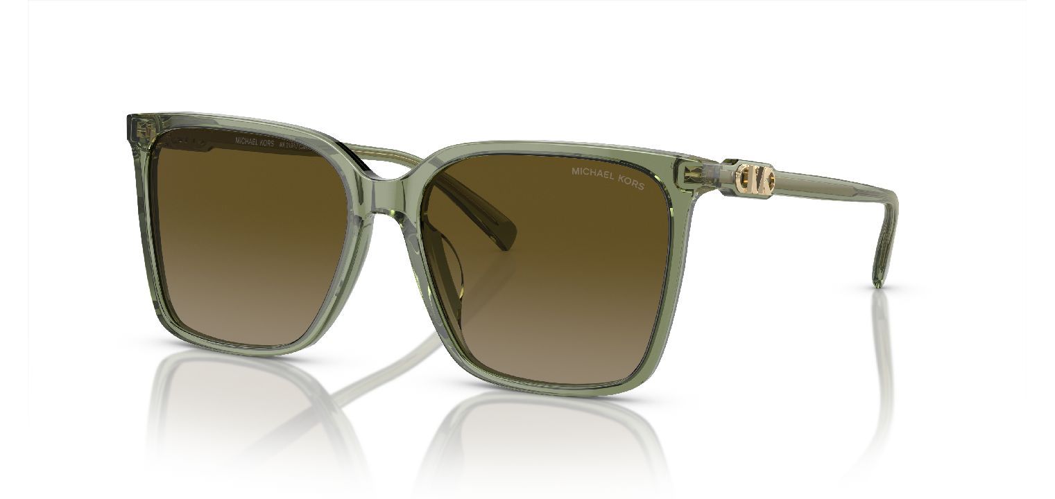 Lunettes de soleil Michael Kors Ronde 0MK2197U Vert pour Femme