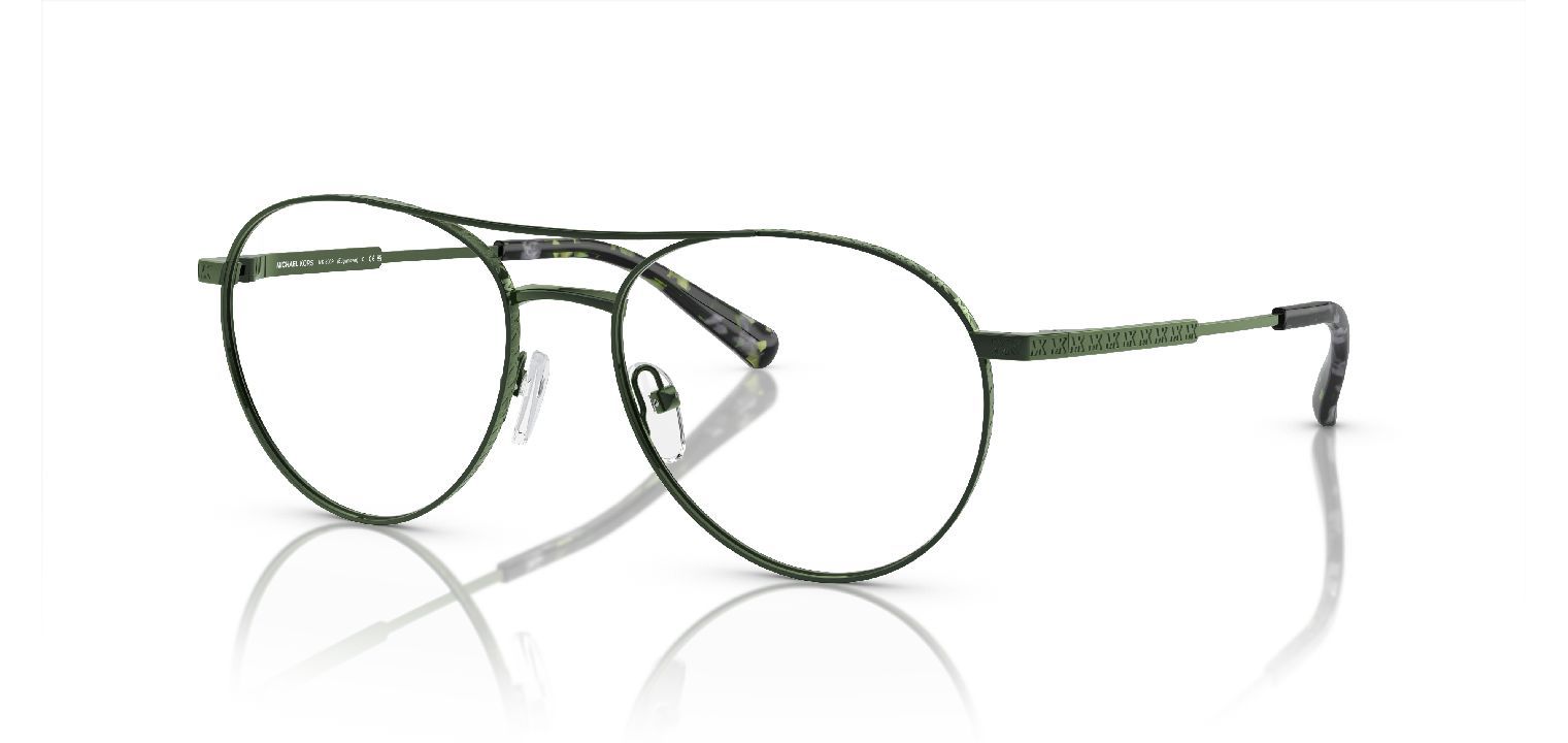 Lunettes de vue Michael Kors Ronde 0MK3069 Vert pour Femme