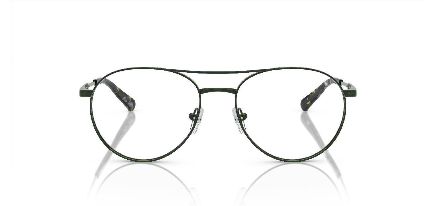 Michael Kors Rund Brillen 0MK3069 Grün für Dame
