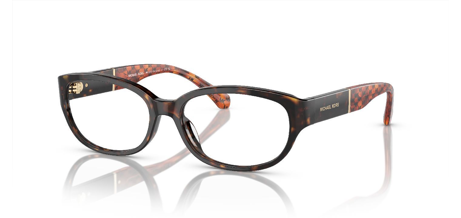 Lunettes de vue Michael Kors Ovale 0MK4113 Ecaille pour Femme Visilab