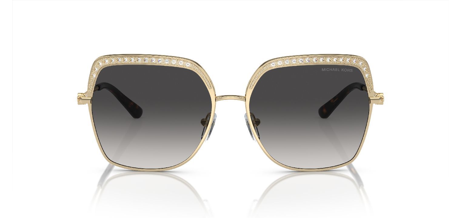 Michael Kors Quadratisch Sonnenbrillen 0MK1141 Gold für Damen