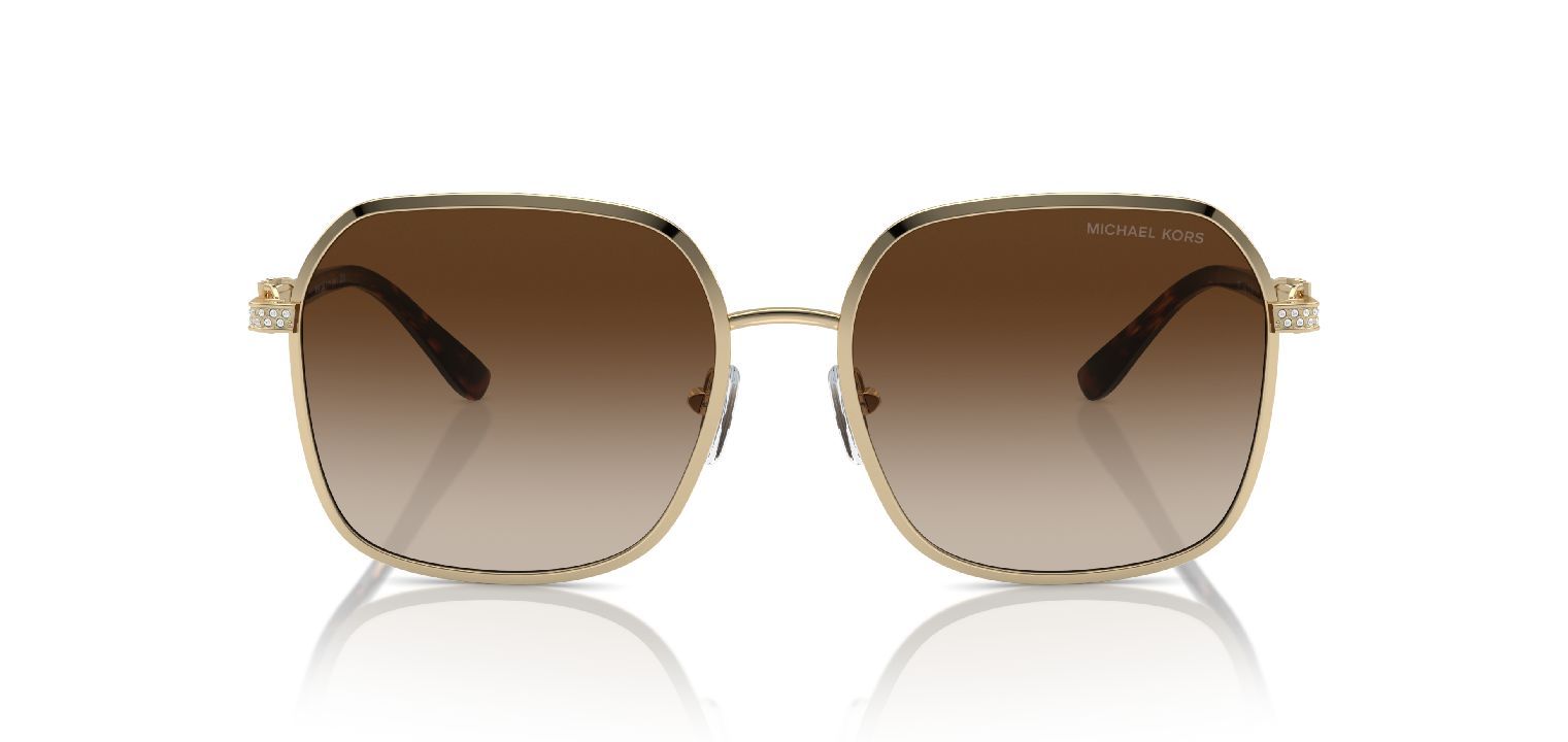 Michael Kors Quadratisch Sonnenbrillen 0MK1145B Gold für Damen