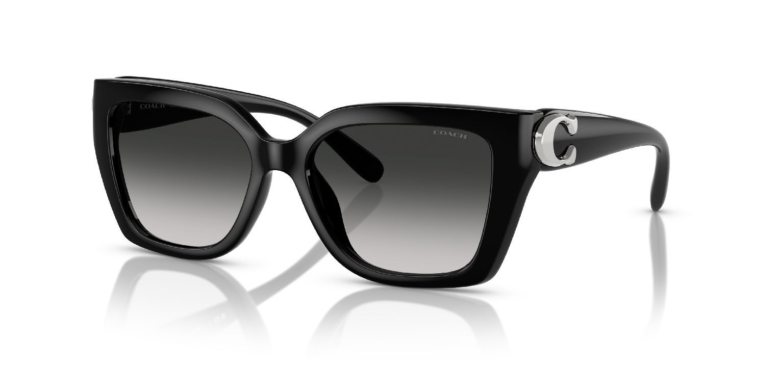 Coach Quadratisch Sonnenbrillen 0HC8408U Schwarz für Damen