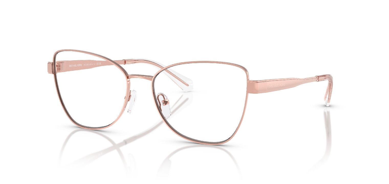 Lunettes de vue Michael Kors Papillon 0MK3085 Rose pour Femme