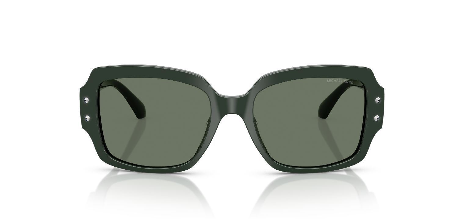 Michael Kors Rechteckig Sonnenbrillen 0MK2233B Grün für Damen